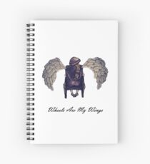 Wheels Are My Wings Spiral Notebook