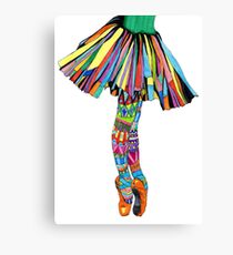 Happy Ballerina Canvas Print