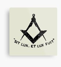SIT LUX, ET LUX FUIT Metal Print