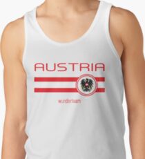Euro 2016 Fußball - Österreich (Away White) Tanktop für Männer