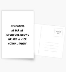 Normal Family Postcards