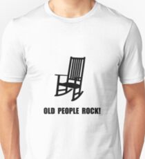 Camiseta ajustada Old People Rock