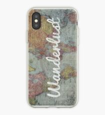 Wanderlust on Vintage World Map iPhone Case