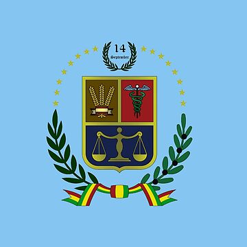 El Alto Bolivia coat of arms design Art Print by Rocky2018