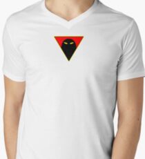 Space Ghost - Chest Symbol - White Clean Men's V-Neck T-Shirt