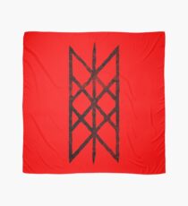 Web of Wyrd - Black Rune Scarf