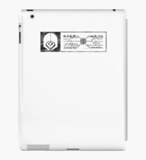 Star Trek - Ferengi Rectangular Badge - Black Dirty iPad Case/Skin