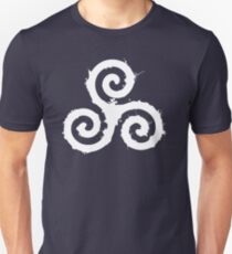 Triskelion 1 White (Splatter) Unisex T-Shirt