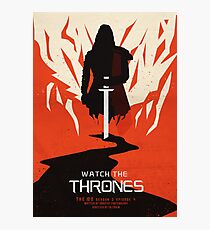 Watch the Thrones Photographic Print