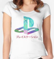 Camiseta entallada de cuello redondo Sin fin