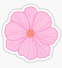 Pink Cosmos Sticker