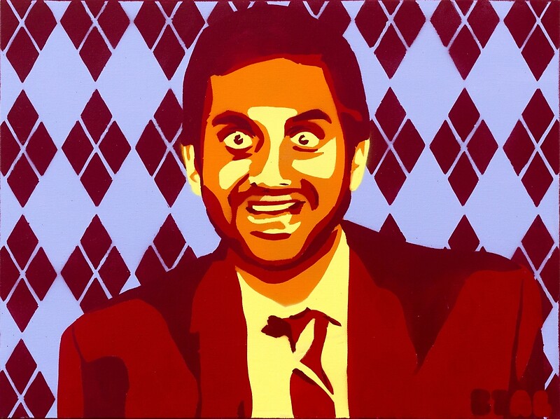 but-boo-tom-haverford-aziz-ansari-parks-and-rec-street-art