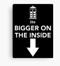 Its Bigger On The Inside Canvas Print