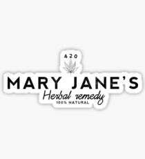 Mary jane's Herbal Remedy Sticker