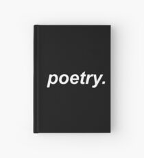 Cuaderno de tapa dura poesía