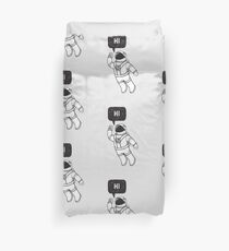 Greetings from space Duvet Cover