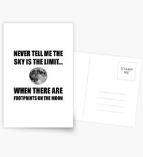 Footprints On The Moon Postcards