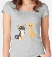 Cheeky Chihuahua Women's Fitted Scoop T-Shirt