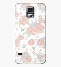 Origami mit Blumen Hülle & Skin für Samsung Galaxy