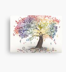 Watercolour tree Canvas Print