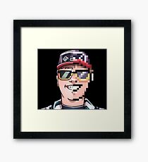 ARcaden Cartoon/8Bit. Framed Print
