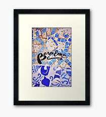 Barcelona Spain Gaudà Pattern Photography Framed Print