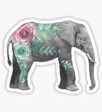 Watercolor elephant Sticker