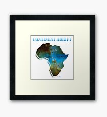 Continent Adrift Framed Print