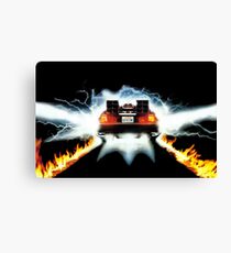 BTF - Delorean Canvas Print