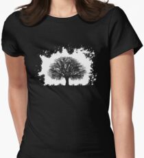 Contrast Women's Fitted T-Shirt