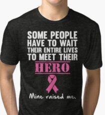 Breast Cancer Hero Tri-blend T-Shirt