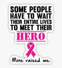 Breast Cancer Hero Sticker