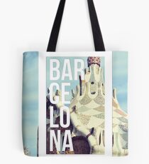 Barcelona Gaudi Arbeit Modernismus Park Güell Tote Bag