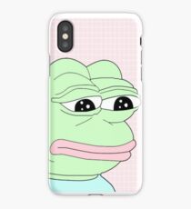 aesthetic pepe iPhone Case