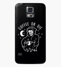Funda/vinilo para Samsung Galaxy Coffee or Die