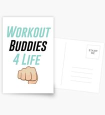 Workout Buddies 4 Life Postcards