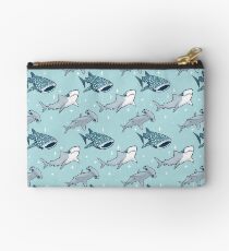 Shark Pattern Zipper Pouch