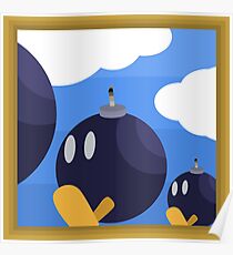 Pósters Mario Bomb Redbubble - bo bomb roblox