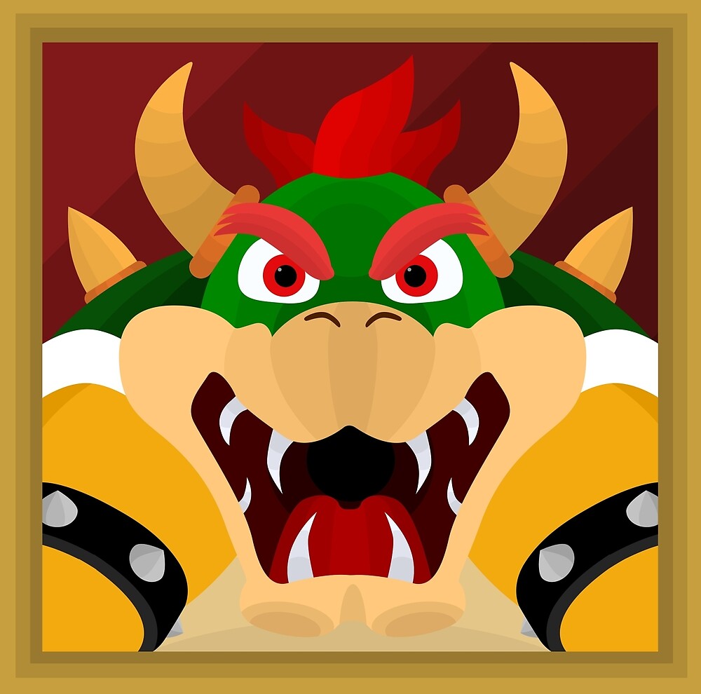 "Bowser, A Super Mario 64 Painting" by bradbeideman ...