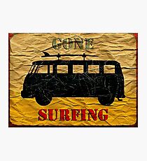 Gone Surfing Photographic Print