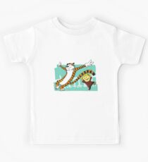 Calvin and Hobbes Dancing Kids Tee