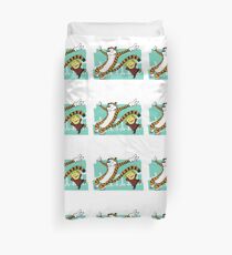 Calvin and Hobbes Dancing Duvet Cover