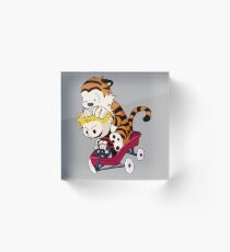 Calvin and Hobbes Acrylic Block