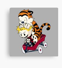 Calvin and Hobbes Canvas Print