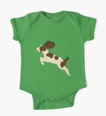 Springer Spaniel Short Sleeve Baby One-Piece
