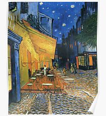 Vincent Van Gogh -Cafe Terrace at Night .Van Gogh -Cafe Terrace at Night Poster