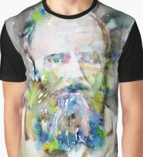 FYODOR DOSTOYEVSKY - watercolor portrait.6 Graphic T-Shirt