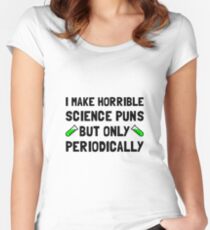Wissenschaft pausiert regelmäßig Tailliertes Rundhals-Shirt