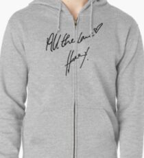 All the Love, H Zipped Hoodie