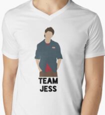 Team Jess - Jess Mariano T-Shirt mit V-Ausschnitt